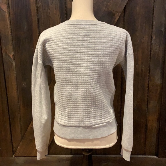 Grey waffle diadora crew neck sweater - Picture 5 of 10